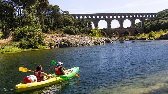 Plan d'accès Kayak Vert Collias