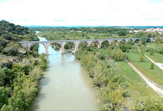 Descente intégrale des Gorges du Gardon de Russan au Pont du Gard